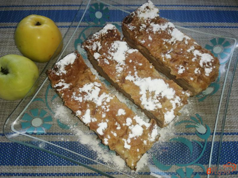 Фото приготовление рецепта: Сдобный пирог с яблоками шаг №13