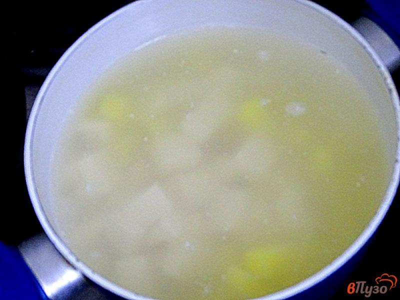 Фото приготовление рецепта: Овощной суп с плавленым сыром шаг №7