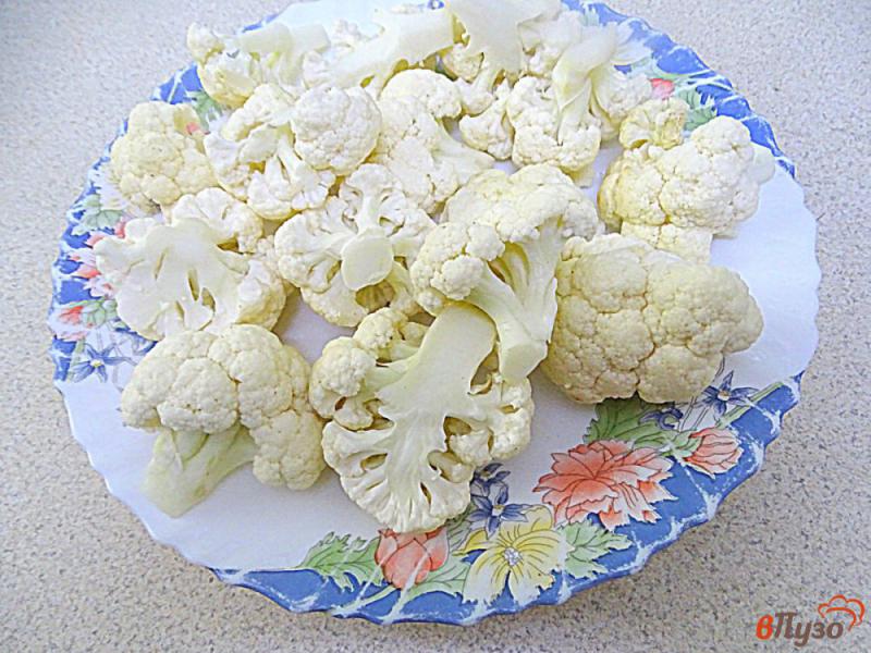 Фото приготовление рецепта: Рагу из цветной капусты и кабачка шаг №4