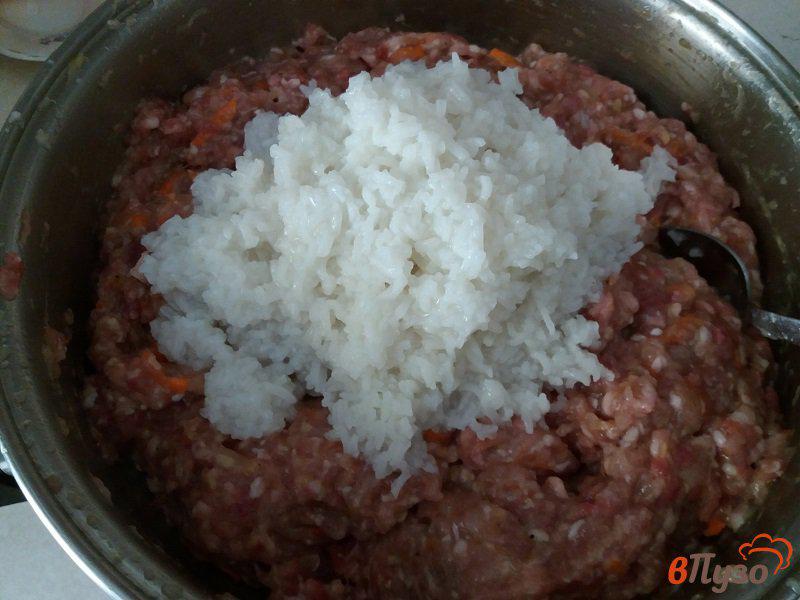 Фото приготовление рецепта: Запеченный цукини с мясом шаг №7