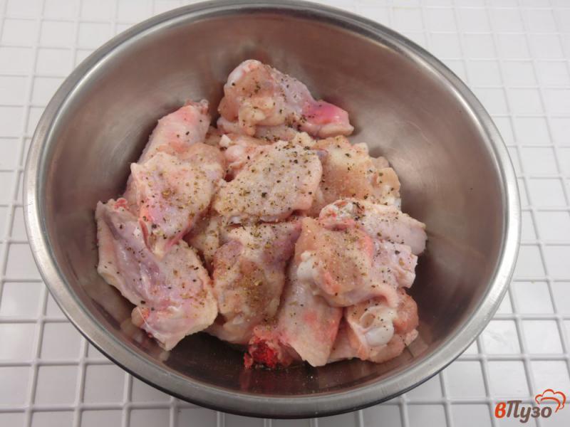 Фото приготовление рецепта: Куриные крылья в мятно-лимонном маринаде на углях шаг №1