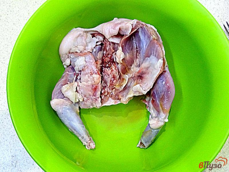 Фото приготовление рецепта: Бульон из кролика с вермишелью шаг №1