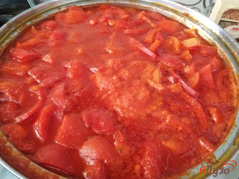 Фото приготовление рецепта: Лечо из болгарского перца шаг №8