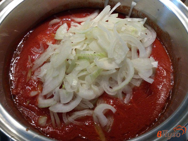 Фото приготовление рецепта: Лечо из болгарского перца с луком и морковью шаг №6