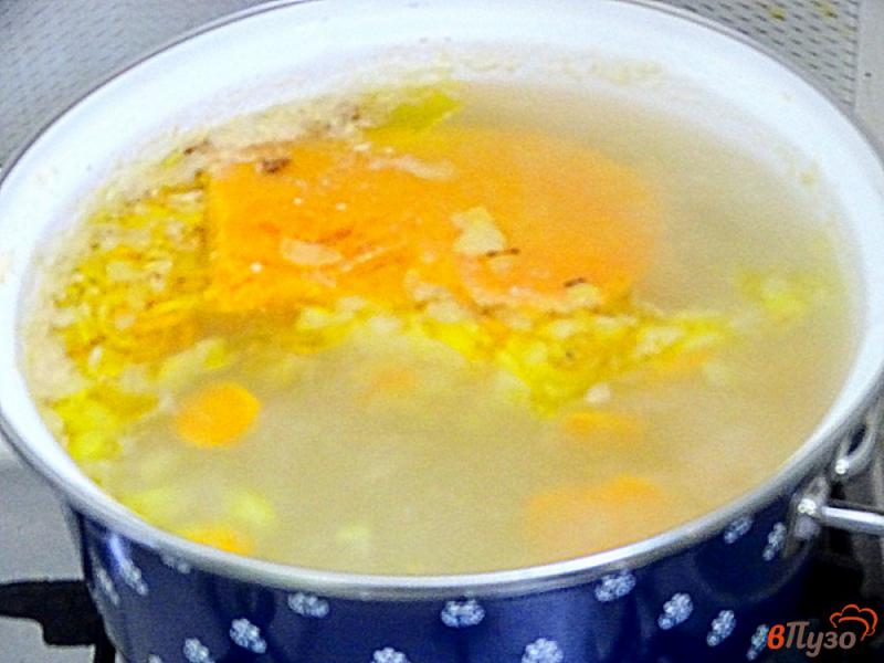 Фото приготовление рецепта: Тыквенный суп пюре с шампиньонами шаг №6