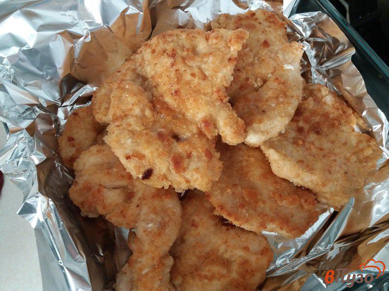 Фото приготовление рецепта: Куриные отбивные в горчичном маринаде шаг №8