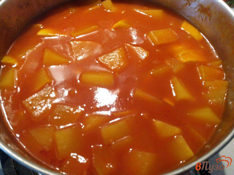 Фото приготовление рецепта: Патиссоны в томатной заливке шаг №6