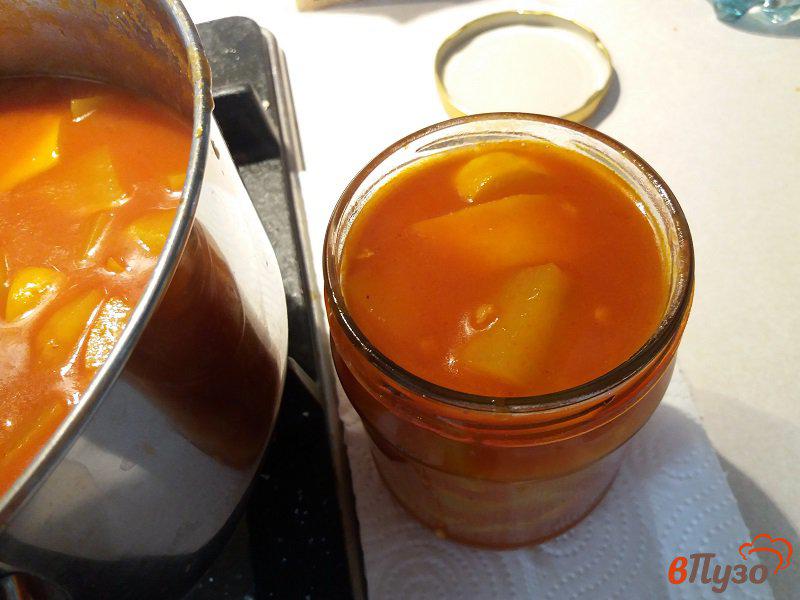 Фото приготовление рецепта: Патиссоны в томатной заливке шаг №7