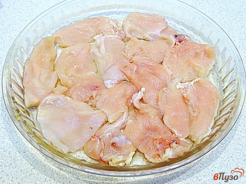 Фото приготовление рецепта: Картофельная запеканка с куриным филе шаг №2
