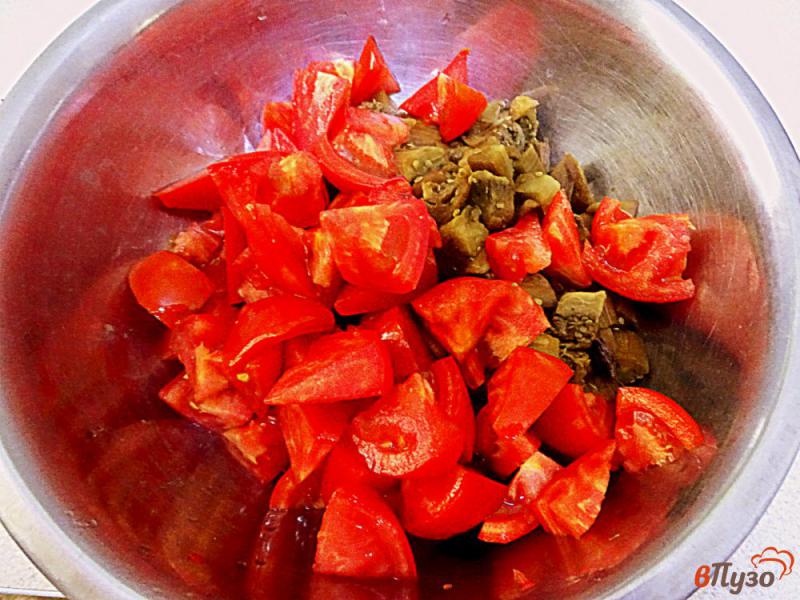 Фото приготовление рецепта: Салат из запеченных овощей шаг №8