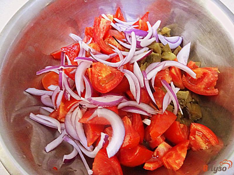 Фото приготовление рецепта: Салат из запеченных овощей шаг №9