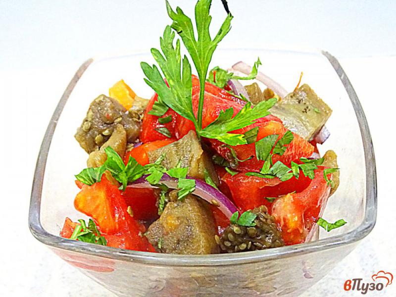 Фото приготовление рецепта: Салат из запеченных овощей шаг №10