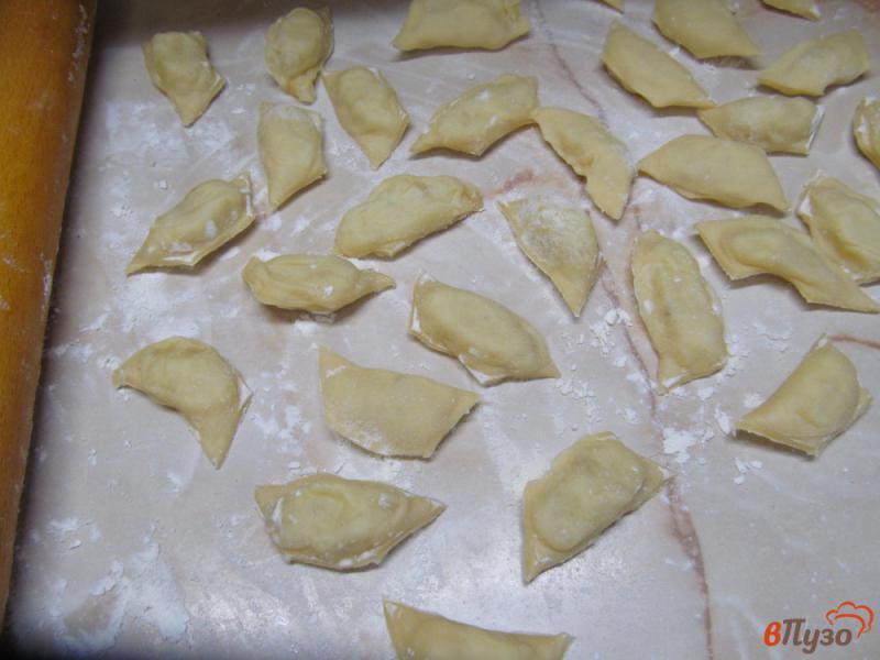 Фото приготовление рецепта: Вареники с картофельной начинкой на заварном тесте шаг №10