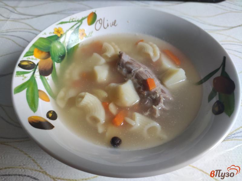 Фото приготовление рецепта: Суп с индюшиными шеями шаг №7
