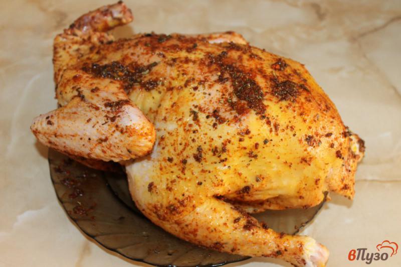 Фото приготовление рецепта: Курица запеченная с картофелем в рукаве шаг №3