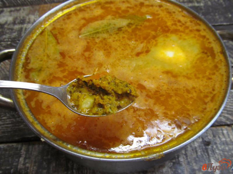 Фото приготовление рецепта: Суп из гороха с фасолью и свиным сердцем шаг №5