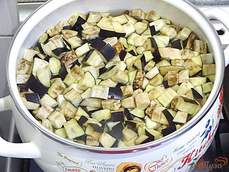 Фото приготовление рецепта: Три способа заморозки баклажанов на зиму шаг №3