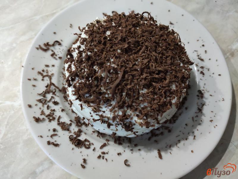 Фото приготовление рецепта: Мини-торт с творожным кремом шаг №7