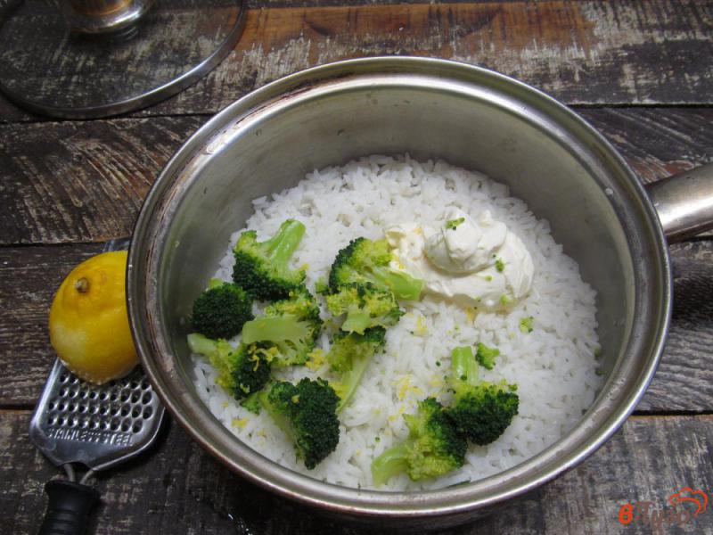 Фото приготовление рецепта: Рис с брокколи и жареной тыквой шаг №2