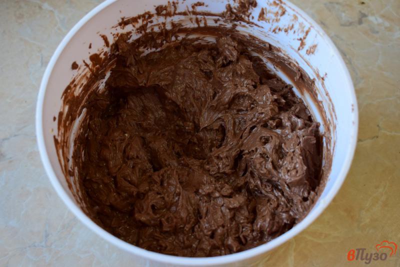Фото приготовление рецепта: Шоколадный крем-чиз шаг №4