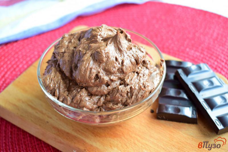 Фото приготовление рецепта: Шоколадный крем-чиз шаг №5