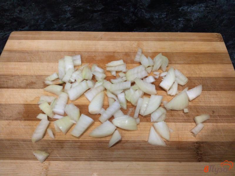 Фото приготовление рецепта: Жульен с грибами мясом и овощами шаг №3