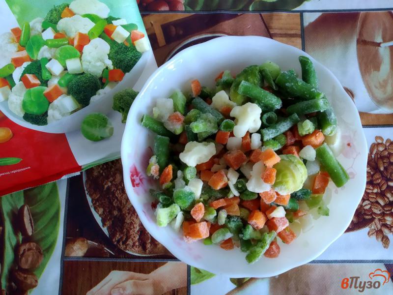Фото приготовление рецепта: Запеканка из гречки с овощами шаг №4