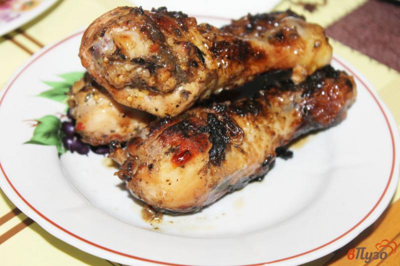 Фото приготовление рецепта: Куриные голени в луково - горчичном маринаде шаг №5