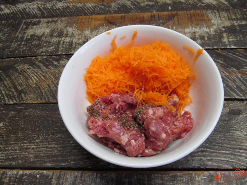 Фото приготовление рецепта: Мясные котлеты с морковью в яичном белке шаг №1