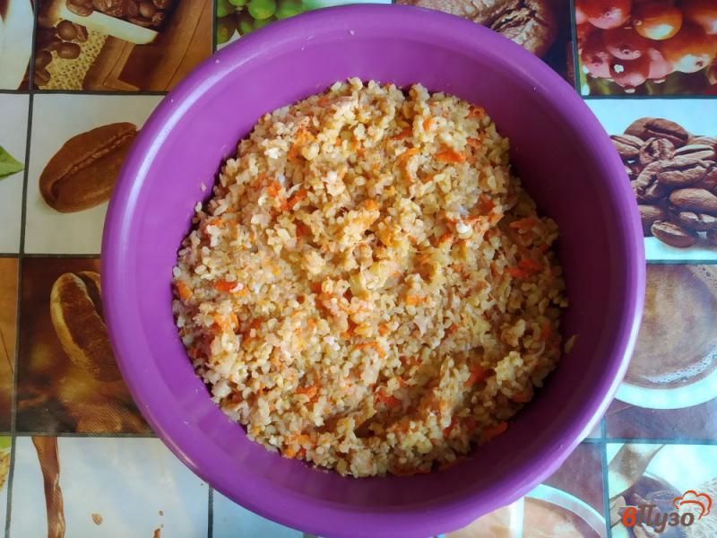 Фото приготовление рецепта: Тефтели с булгуром в томатном соусе шаг №9