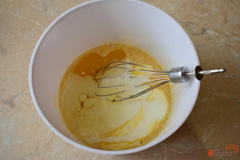 Фото приготовление рецепта: Ажурные блины без дрожжей на сковороде шаг №2