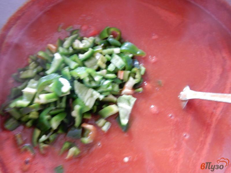 Фото приготовление рецепта: Томатный соус с перцем на зиму шаг №12