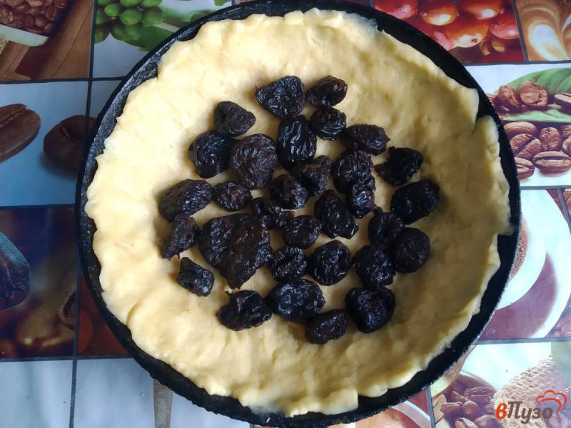 Фото приготовление рецепта: Пирог со сметанной заливкой шаг №12