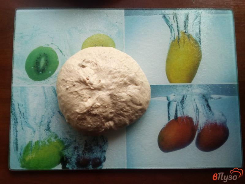 Фото приготовление рецепта: Хлеб на ржаной закваске с семенами льна кунжутом и семечками шаг №6