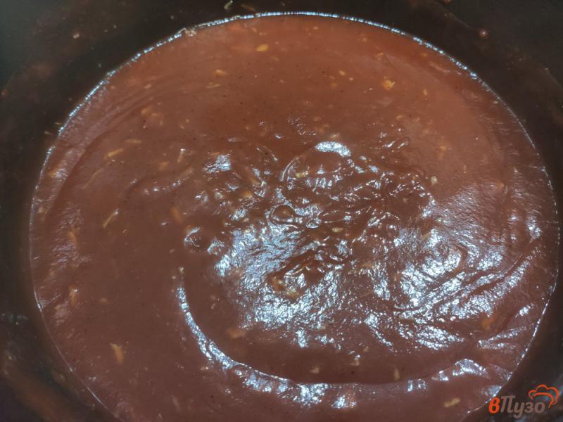 Фото приготовление рецепта: Баклажаны в кетчупе на зиму шаг №8