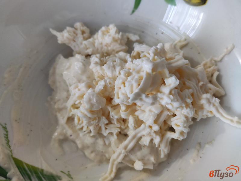 Фото приготовление рецепта: Закуска из баклажанов с помидорами и плавленым сырком шаг №5