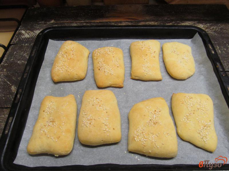 Фото приготовление рецепта: Сдобные булочки с рисовой мукой шаг №10