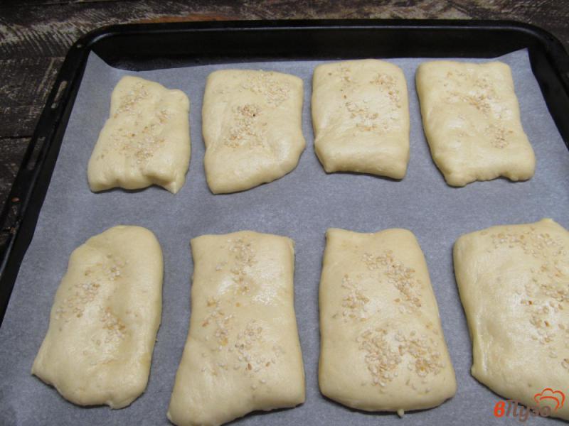 Фото приготовление рецепта: Сдобные булочки с рисовой мукой шаг №9