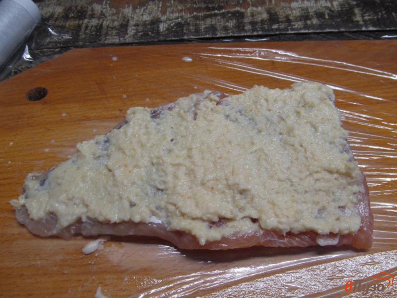 Фото приготовление рецепта: Маринованный лосось с хреном шаг №4