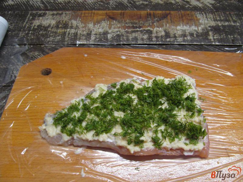 Фото приготовление рецепта: Маринованный лосось с хреном шаг №5