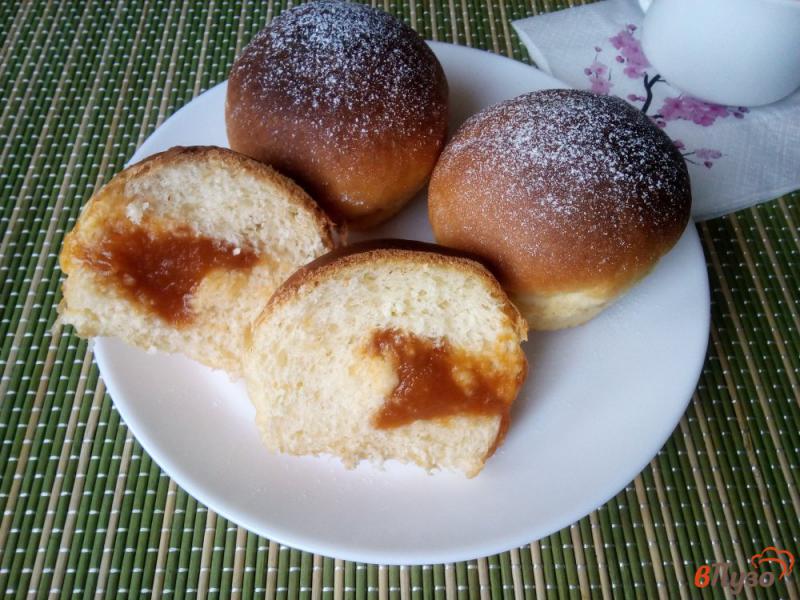 Фото приготовление рецепта: Пончики в духовке шаг №10