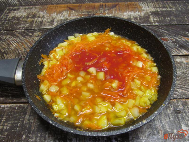 Фото приготовление рецепта: Овощной суп с красной чечевицей шаг №5