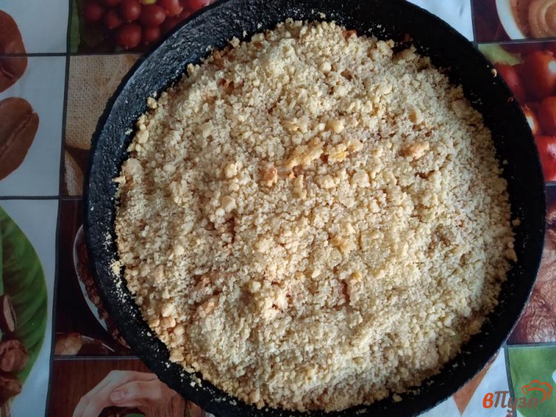 Фото приготовление рецепта: Творожно - яблочный пирог шаг №12