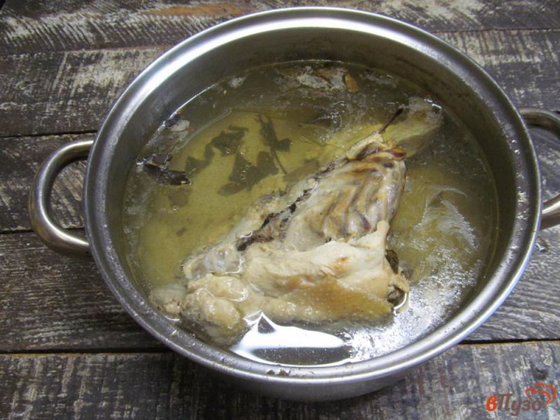 Фото приготовление рецепта: Фасолевый суп с пшеном и цветной капустой шаг №2