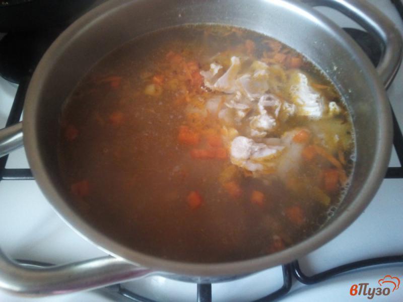 Фото приготовление рецепта: Суп из кролика шаг №9