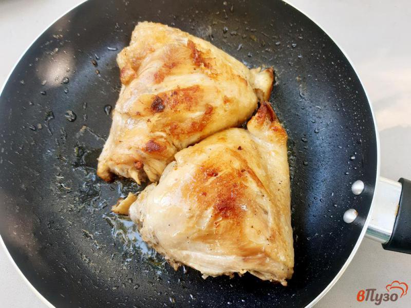 Фото приготовление рецепта: Курица жареная в горчичном маринаде шаг №5