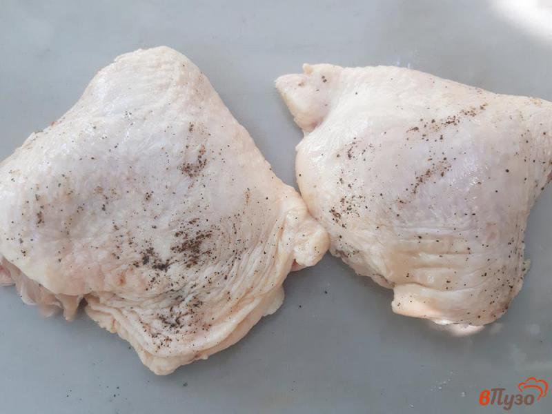 Фото приготовление рецепта: Курица жареная в горчичном маринаде шаг №2