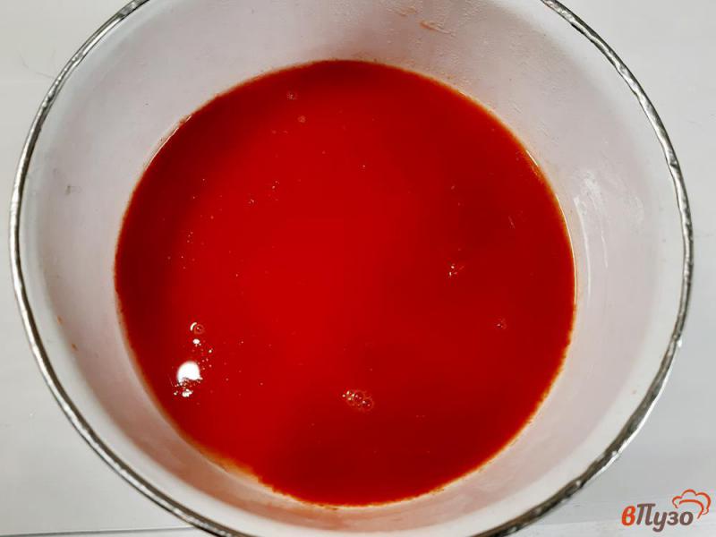 Фото приготовление рецепта: Борщ красный с помидорами шаг №4