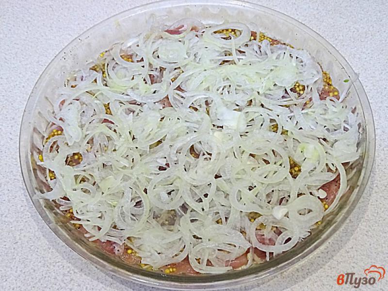 Фото приготовление рецепта: Свинина запеченная с картофелем шаг №9