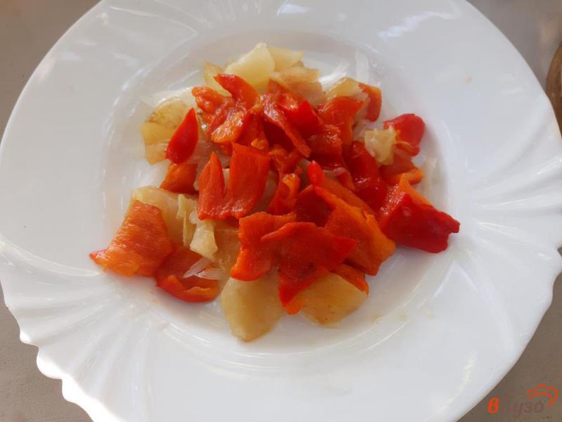Фото приготовление рецепта: Салат из овощей запеченных на мангале шаг №5